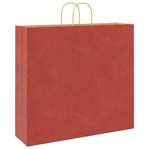 Papirnate vrećice 50 kom s ručkama crvene 54x15x49 cm - Crvena 54 x 15 x 49 cm 50 Cijena