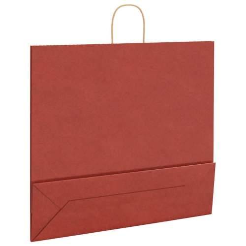 Papirnate vrećice 50 kom s ručkama crvene 54x15x49 cm - Crvena 54 x 15 x 49 cm 50 Cijena