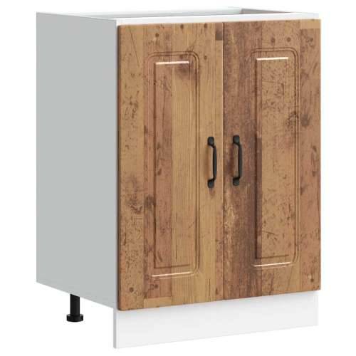 Donji ormarić za sudoper Kalmar boja drva 60x46x81,5 cm drveni - Staro drvo 60 x 46 x 81.5 cm 1 1x bottom cabinet (2 doors) Cijena