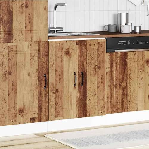 Donji ormarić za sudoper Kalmar boja drva 60x46x81,5 cm drveni - Staro drvo 60 x 46 x 81.5 cm 1 1x bottom cabinet (2 doors) Cijena
