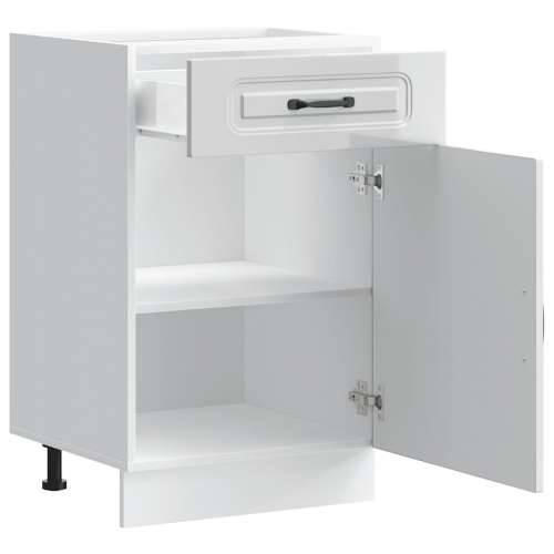 Donji kuhinjski ormarić Kalmar sjaj bijeli konstruirano drvo - Visoko sjajno bijela 50 x 46 x 81.5 cm 1 1x bottom cabinet (1 doo Cijena