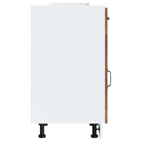 Donji kuhinjski ormarić Kalmar boja drva konstruirano drvo - Staro drvo 50 x 46 x 81.5 cm 1 1x bottom cabinet (1 door 1 drawer) Cijena