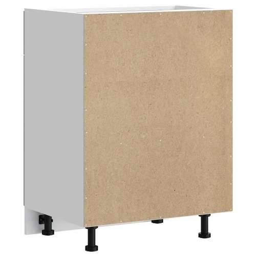 Donji kuhinjski ormarić Kalmar boja betona konstruirano drvo - Beton siva 60 x 46 x 81.5 cm 1 1x bottom cabinet (2 doors 1 drawe Cijena