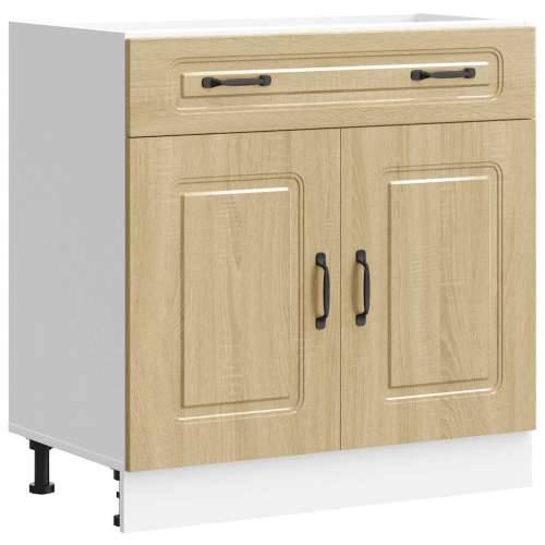 Donji kuhinjski ormarić Kalmar boja hrasta konstruirano drvo - sonoma hrast 80 x 46 x 81.5 cm 1 1x bottom cabinet (2 doors 1 dra Cijena