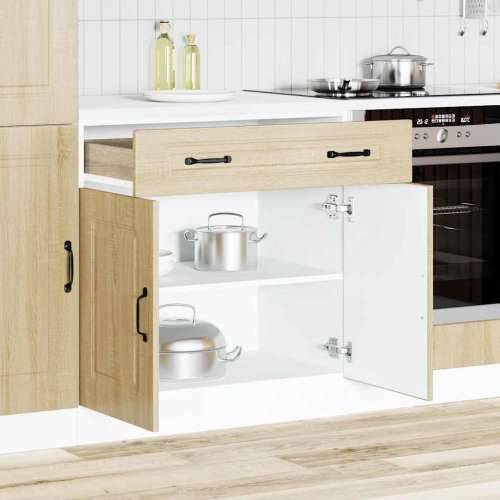 Donji kuhinjski ormarić Kalmar boja hrasta konstruirano drvo - sonoma hrast 80 x 46 x 81.5 cm 1 1x bottom cabinet (2 doors 1 dra Cijena