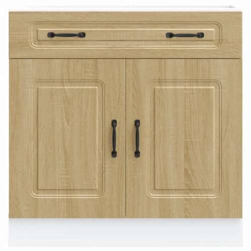 Donji kuhinjski ormarić Kalmar boja hrasta konstruirano drvo - sonoma hrast 80 x 46 x 81.5 cm 1 1x bottom cabinet (2 doors 1 dra Cijena