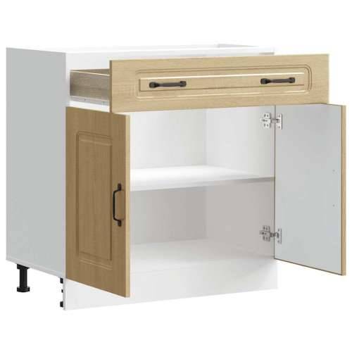 Donji kuhinjski ormarić Kalmar boja hrasta konstruirano drvo - sonoma hrast 80 x 46 x 81.5 cm 1 1x bottom cabinet (2 doors 1 dra Cijena