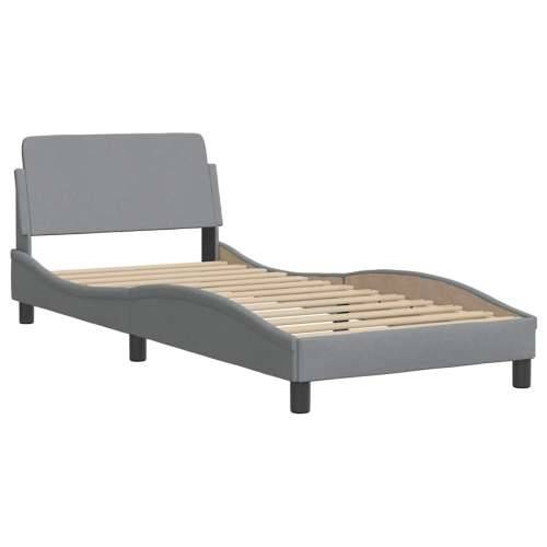 Okvir za krevet bez madraca svjetlosivi 90x190 cm od tkanine - Svjetlosiva 90 x 190 cm Cijena