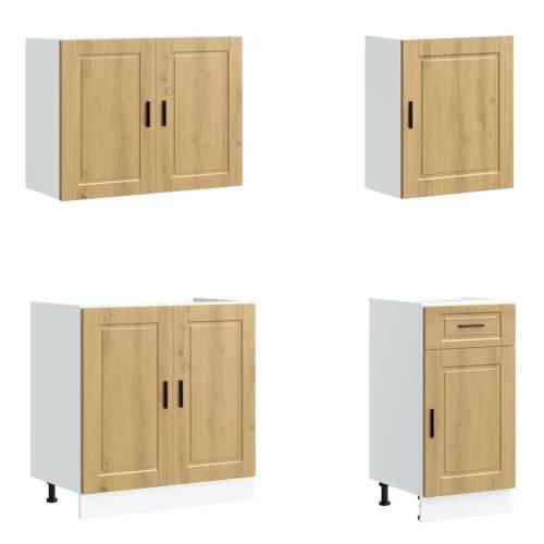 7-dijelni set kuhinjskih ormarića Kalmar konstruiranog drva - hrast artisan 1 Cijena