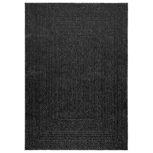 Tepih ZIZUR 120 x 170 cm s izgledom jute unutarnji i vanjski - Antracit 120 x 170 cm Pravokutno Cijena