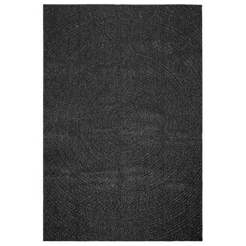 Tepih ZIZUR 140 x 200 cm s izgledom jute unutarnji i vanjski - Antracit 140 x 200 cm Okruglo Cijena