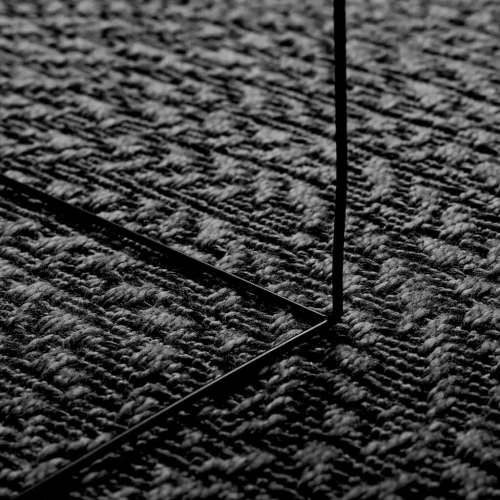 Tepih ZIZUR 140 x 200 cm s izgledom jute unutarnji i vanjski - Antracit 140 x 200 cm Okruglo Cijena