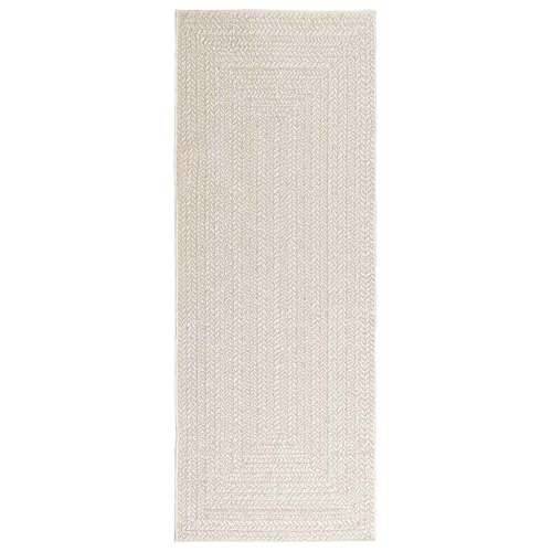 Tepih ZIZUR 80 x 200 cm s izgledom jute unutarnji i vanjski - Krema 80 x 200 cm Pravokutno Cijena
