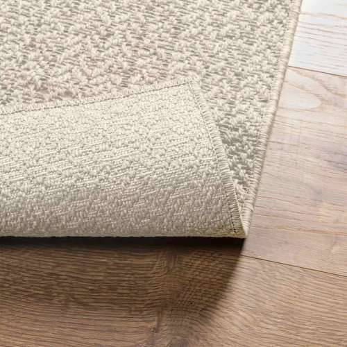 Tepih ZIZUR 240 x 240 cm s izgledom jute unutarnji i vanjski - Krema 240 x 240 cm Pravokutno Cijena
