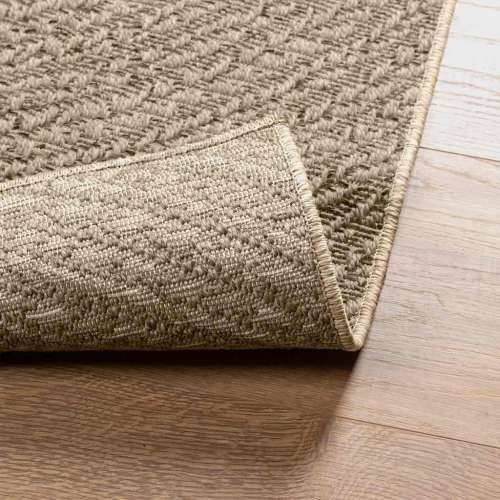 Tepih ZIZUR 200 x 290 cm s izgledom jute unutarnji i vanjski - Bež 200 x 290 cm Okruglo Cijena