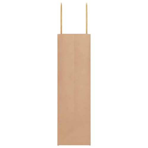 Papirnate vrećice 50 kom s ručkama smeđe 21x11x36 cm - Smeđa 21 x 11 x 36 cm 50 Cijena