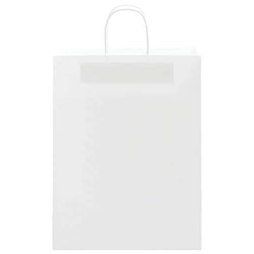 Papirnate vrećice 50 kom s ručkama bijele 32x12x42 cm - Bijela 32 x 12 x 42 cm 50 Cijena