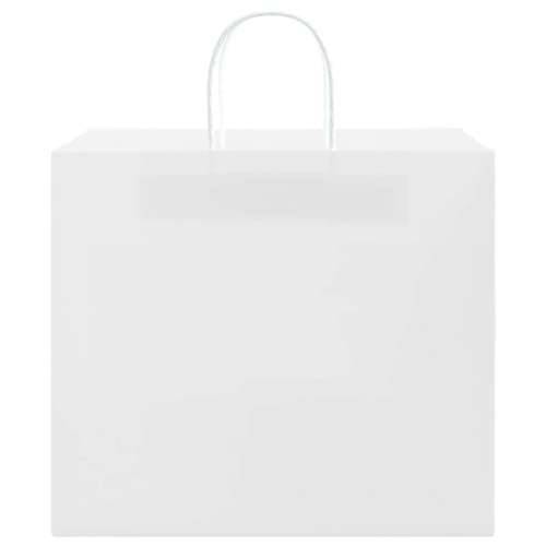 Papirnate vrećice 50 kom s ručkama bijele 32x22x28 cm - Bijela 32 x 22 x 28 cm 50 Cijena