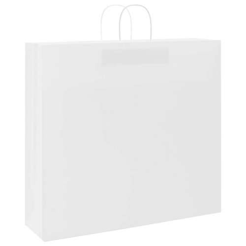 Papirnate vrećice 50 kom s ručkama bijele 54x15x49 cm - Bijela 54 x 15 x 49 cm 50 Cijena