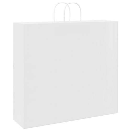 Papirnate vrećice 50 kom s ručkama bijele 54x15x49 cm - Bijela 54 x 15 x 49 cm 50 Cijena