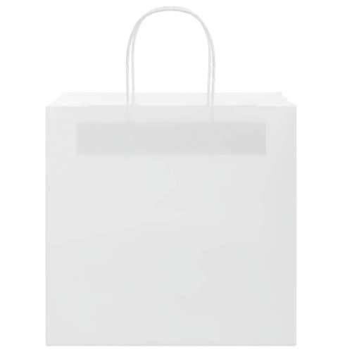 Papirnate vrećice 250 kom s ručkama bijele 26x17x25 cm - Bijela 26 x 17 x 25 cm 250 Cijena