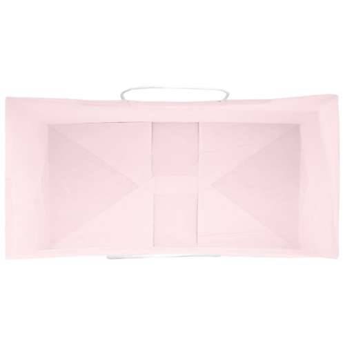 Papirnate vrećice 50 kom s ručkama ružičaste 21x11x36 cm - Ružičasta 21 x 11 x 36 cm 50 Cijena