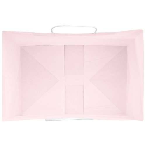 Papirnate vrećice 50 kom s ručkama ružičaste 32x22x24 cm - Ružičasta 32 x 22 x 24 cm 50 Cijena