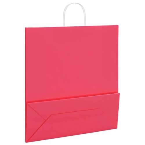 Papirnate vrećice 50 kom s ručkama ružičaste 45x17x48 cm - Ružičasta 45 x 17 x 48 cm 50 Cijena