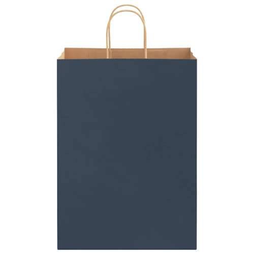 Papirnate vrećice 50 kom s ručkama crne 32x17x44 cm - Plava 32 x 17 x 44 cm 50 Cijena