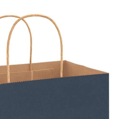 Papirnate vrećice 250 kom s ručkama plave 21x11x28 cm - Plava 22 x 11 x 28 cm 250 Cijena
