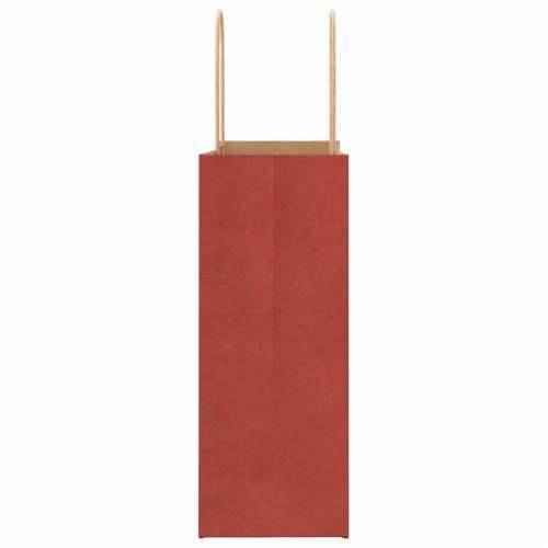 Papirnate vrećice 50 kom s ručkama crvene 21x11x28 cm - Crvena 21 x 11 x 28 cm 50 Cijena