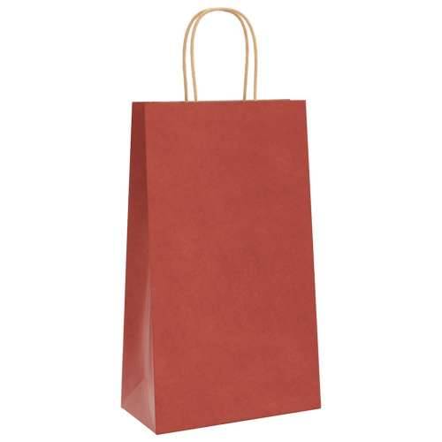 Papirnate vrećice 50 kom s ručkama crvene 21x11x36 cm - Crvena 21 x 11 x 36 cm 50 Cijena