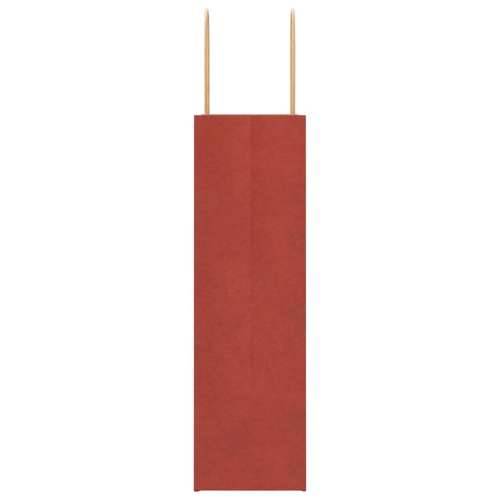 Papirnate vrećice 50 kom s ručkama crvene 21x11x36 cm - Crvena 21 x 11 x 36 cm 50 Cijena