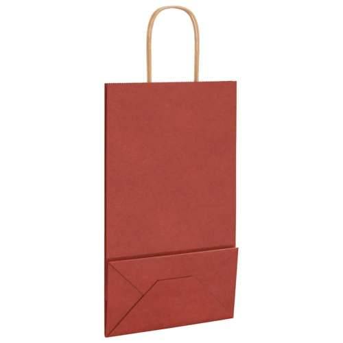 Papirnate vrećice 50 kom s ručkama crvene 21x11x36 cm - Crvena 21 x 11 x 36 cm 50 Cijena