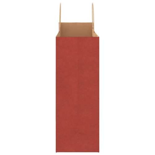 Papirnate vrećice 50 kom s ručkama crvene 32x17x44 cm - Crvena 32 x 17 x 44 cm 50 Cijena