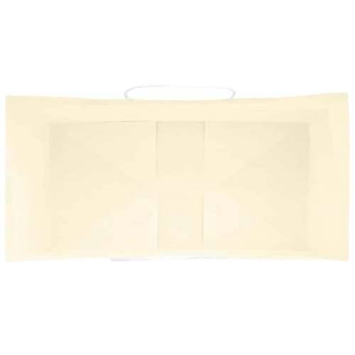 Papirnate vrećice 50 kom s ručkama žute 21x11x28 cm - Žuta 21 x 11 x 28 cm 50 Cijena