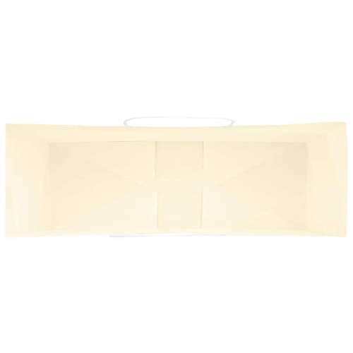 Papirnate vrećice 50 kom s ručkama žute 32x12x42 cm - Žuta 32 x 12 x 42 cm 50 Cijena