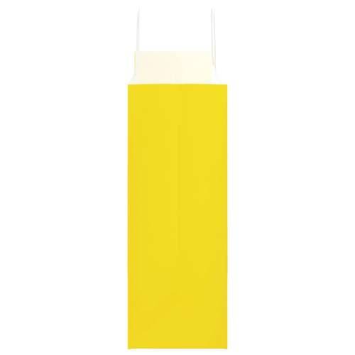 Papirnate vrećice 50 kom s ručkama žute 32x17x44 cm - Žuta 32 x 17 x 44 cm 50 Cijena