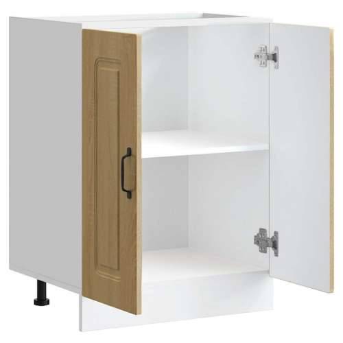 Donji ormarić za sudoper Kalmar boja hrasta 60x46x81,5cm drveni - sonoma hrast 60 x 46 x 81.5 cm 1 1x bottom cabinet (2 doors) Cijena