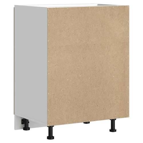 Donji ormarić za sudoper Kalmar boja hrasta 60x46x81,5cm drveni - sonoma hrast 60 x 46 x 81.5 cm 1 1x bottom cabinet (2 doors) Cijena