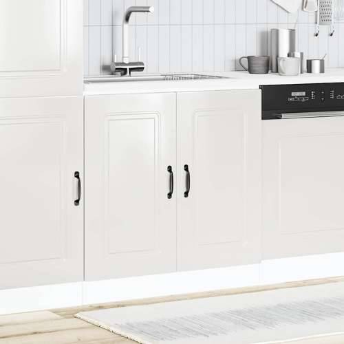 Donji ormarić za sudoper Kalmar sjaj bijeli 80x46x81,5cm drveni - Visoko sjajno bijela 80 x 46 x 81.5 cm 1 1x bottom cabinet (2  Cijena
