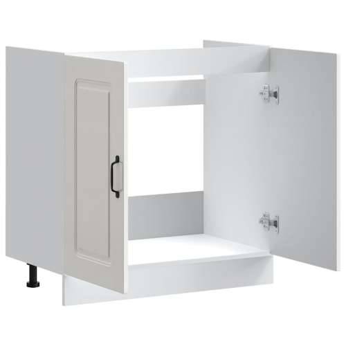 Donji ormarić za sudoper Kalmar sjaj bijeli 80x46x81,5cm drveni - Visoko sjajno bijela 80 x 46 x 81.5 cm 1 1x bottom cabinet (2  Cijena