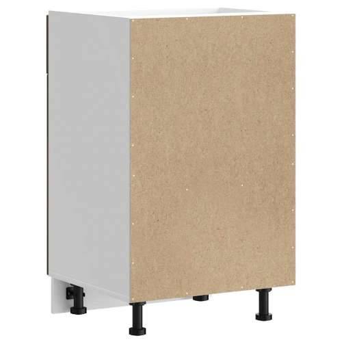 Donji kuhinjski ormarić Kalmar boja hrasta konstruirano drvo - Dimljeni hrast 50 x 46 x 81.5 cm 1 1x bottom cabinet (1 door 1 dr Cijena