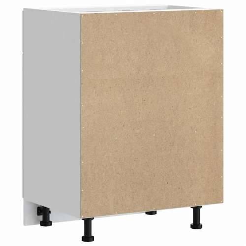 Donji kuhinjski ormarić Kalmar sjaj bijeli konstruirano drvo - Visoko sjajno bijela 60 x 46 x 81.5 cm 1 1x bottom cabinet (2 doo Cijena