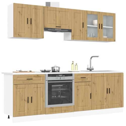 8-dijelni set kuhinjskih ormarića Kalmar konstruiranog drva - hrast artisan 1 Cijena