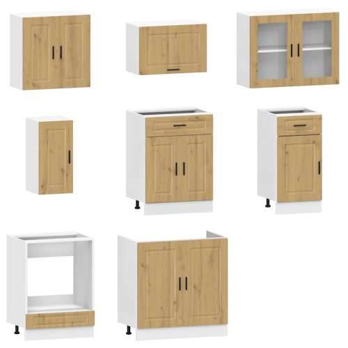 8-dijelni set kuhinjskih ormarića Kalmar konstruiranog drva - hrast artisan 1 Cijena