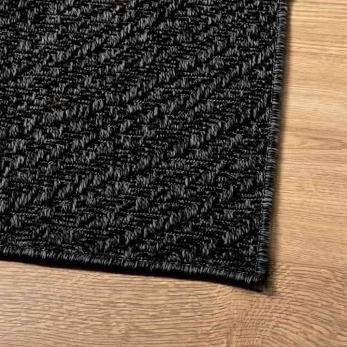 Tepih ZIZUR 120 x 170 cm s izgledom jute unutarnji i vanjski - Antracit 120 x 170 cm Okruglo Cijena