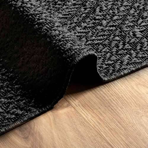 Tepih ZIZUR 120 x 170 cm s izgledom jute unutarnji i vanjski - Antracit 120 x 170 cm Okruglo Cijena
