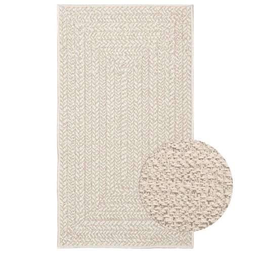 Tepih ZIZUR 60 x 110 cm s izgledom jute unutarnji i vanjski - Krema 60 x 110 cm Pravokutno Cijena
