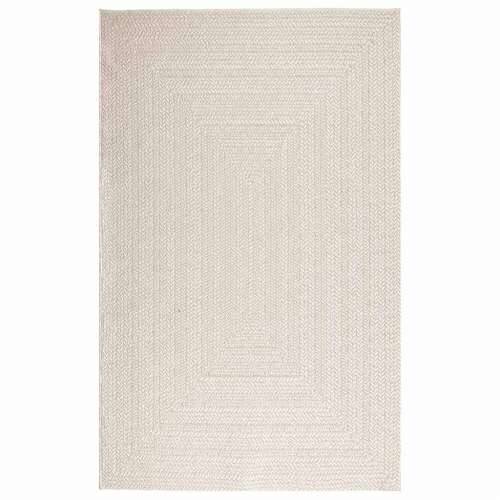 Tepih ZIZUR 160 x 230 cm s izgledom jute unutarnji i vanjski - Krema 160 x 230 cm Pravokutno Cijena